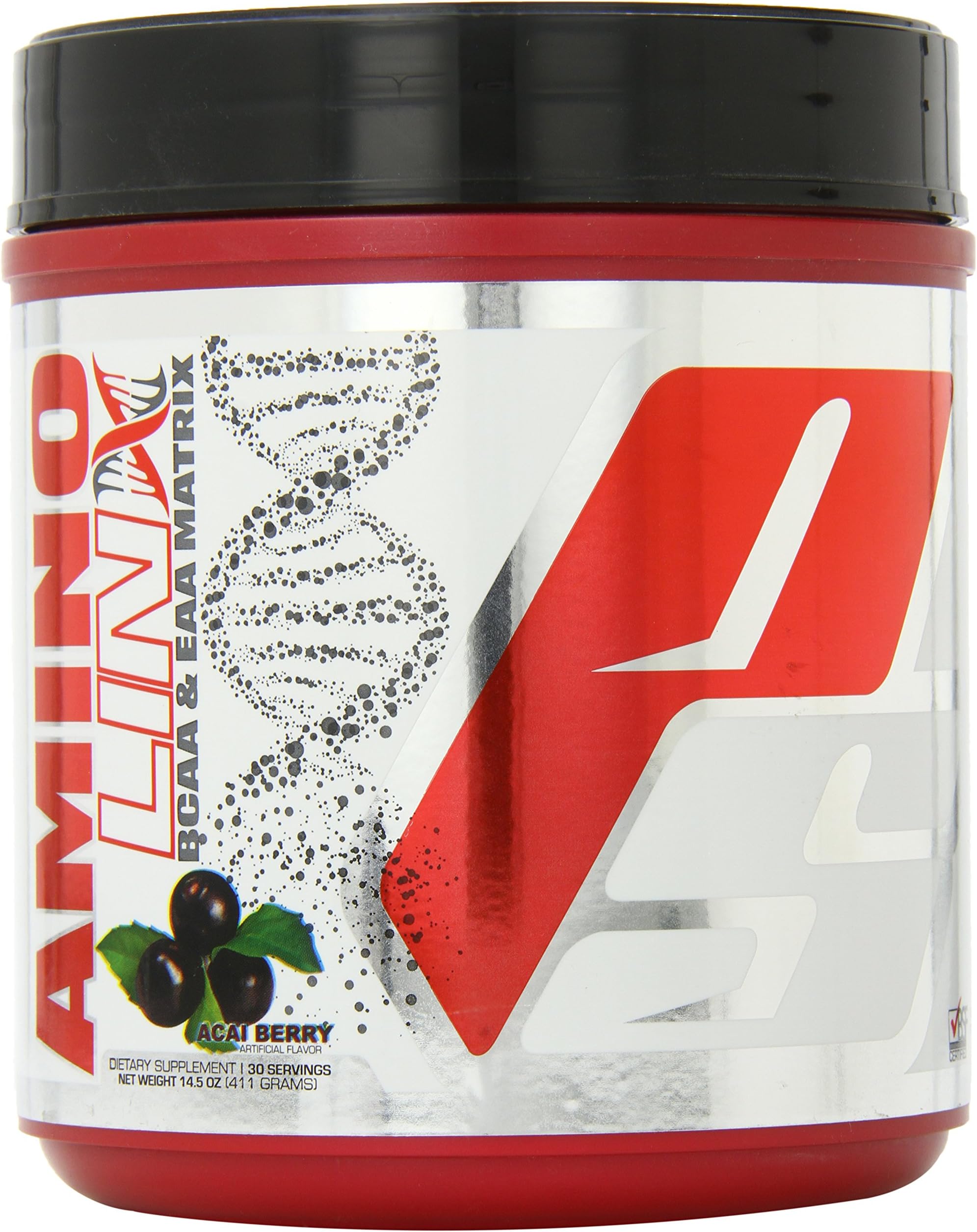 Professional Supplements Amino Linx BCAA and EAA Matrix Blend, Acai Berry, 14.3 Ounce