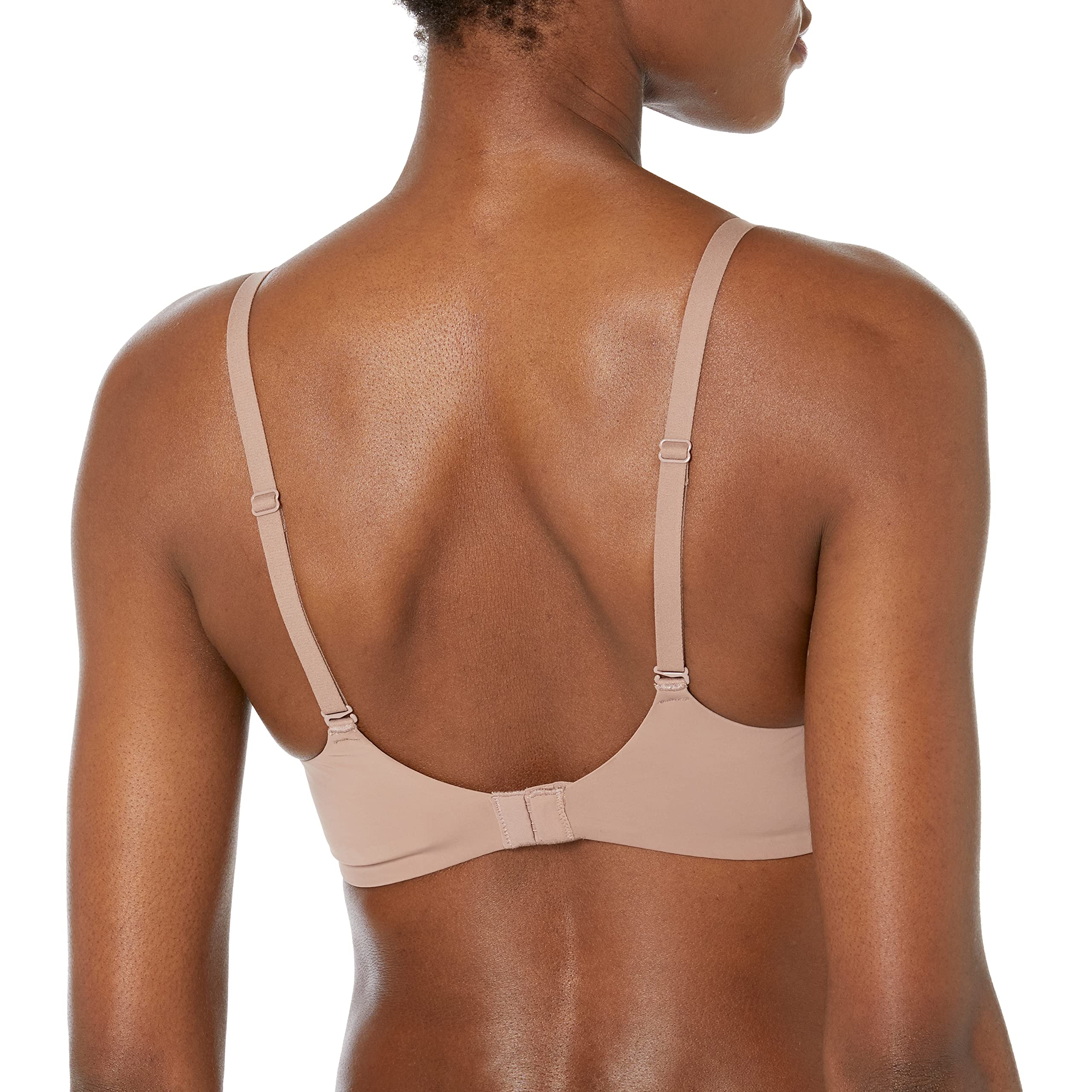 Amazon Essentials Reggiseno Leggermente Foderato Senza Ferretto Donna, Pacco da 2