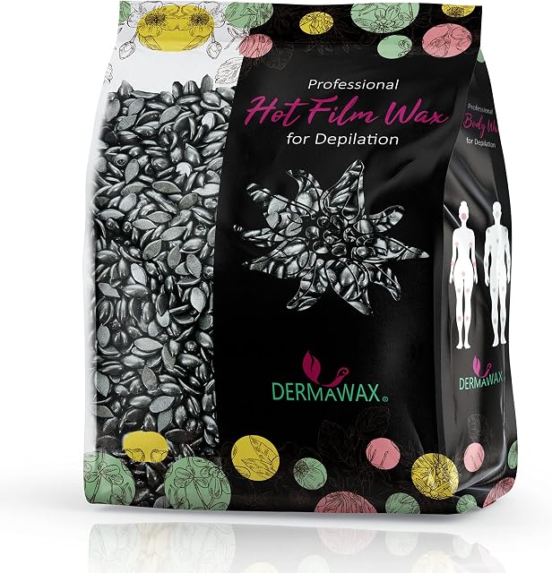 Dermawax Black Series- Black Film wosk woskowy na gorąco do profesjonalnego usuwania włosów całego ciała