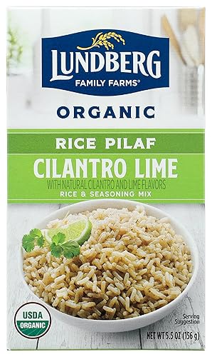 Lundberg Family Farms, Rice Pilaf White Cilantro Lime Orgánico, 5.5 onzas