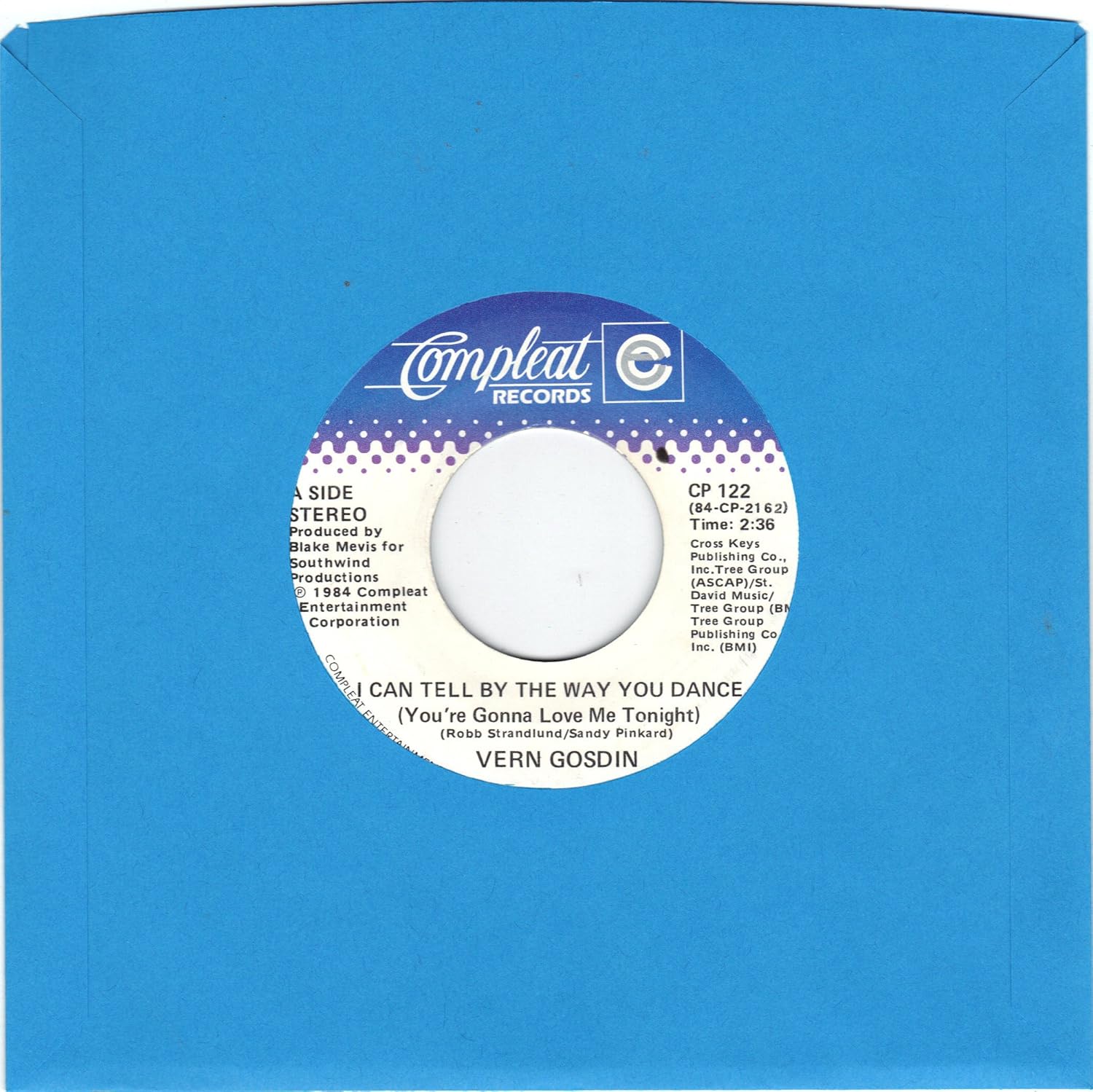Vern Gosdin I Can Tell By The Way You Dance Vern Gosdin - GOSDIN, Vern / I Can Tell By The Way You Dance / 45rpm
