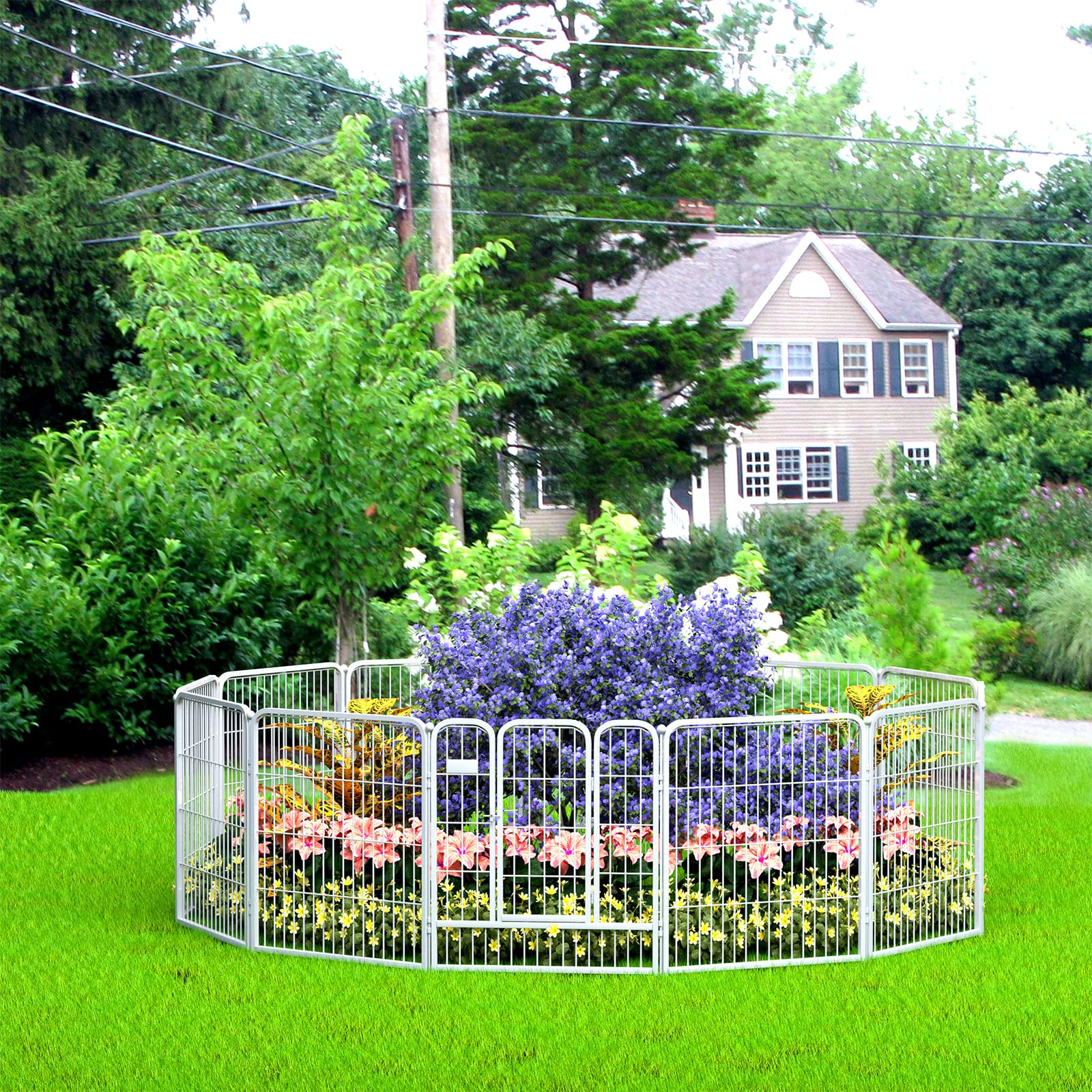 Amazon.com : ZXMOTO Decorative Garden Fence 12 Pack 32in (H) x