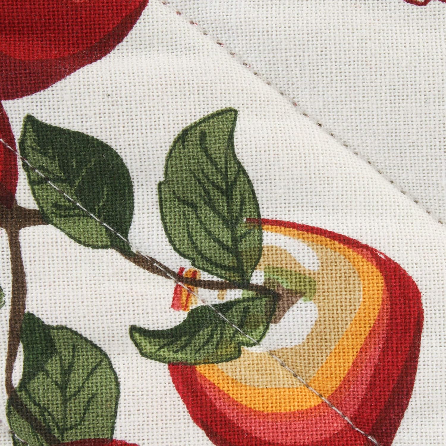 DII Kitchen Gift Set Collection, Pot Holder, Oven Mitt & 2 Dish Towels, Apple Orchard, 4 Piece
