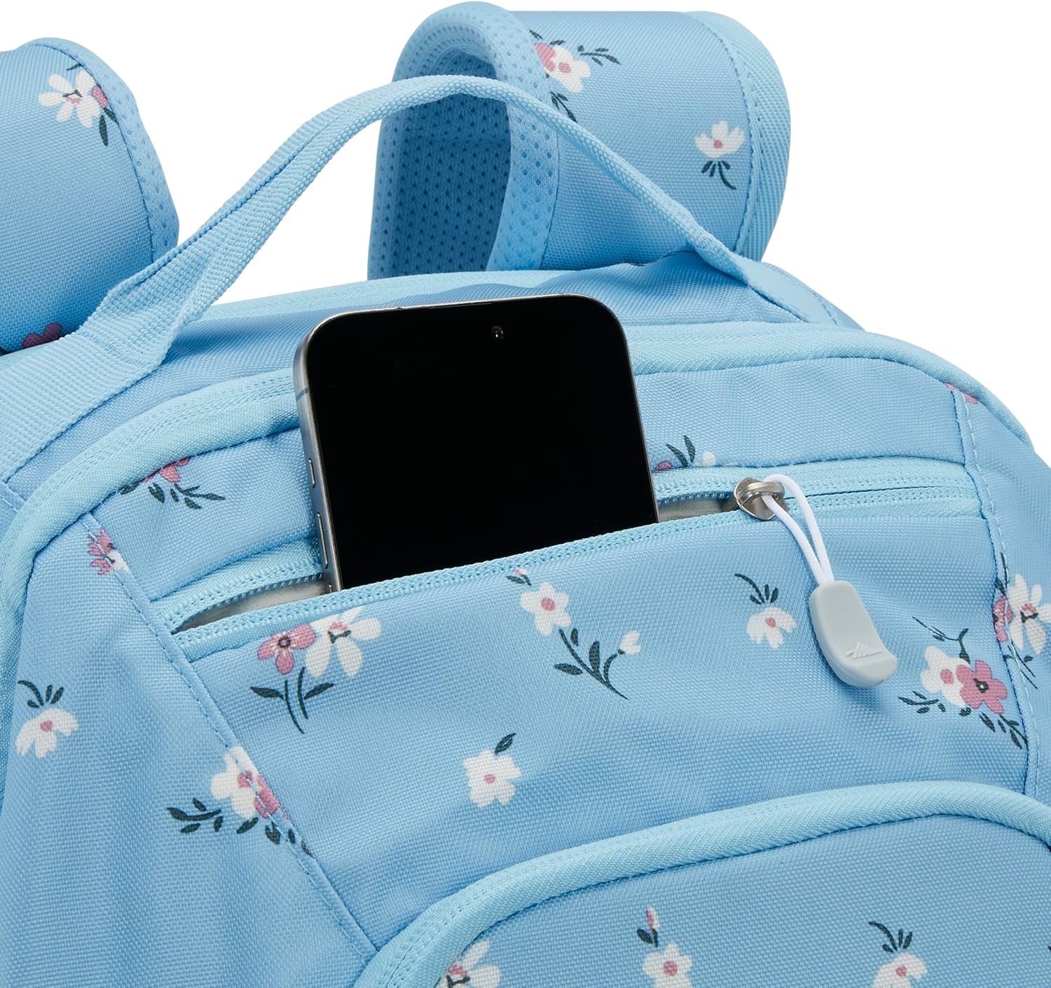 High Sierra Swoop SG Backpack, Travel or Work Laptop Bookbag with Drop Protection Pocket, and Tablet Sleeve, One Size, Floral/Blue - Image 5