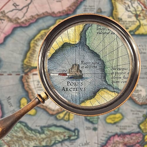 Miniatura 2 de History Prints Mercator - First Map of Arctic & North Pole - Circa 1606 - Solo impresión - 24 x 36 pulgadas