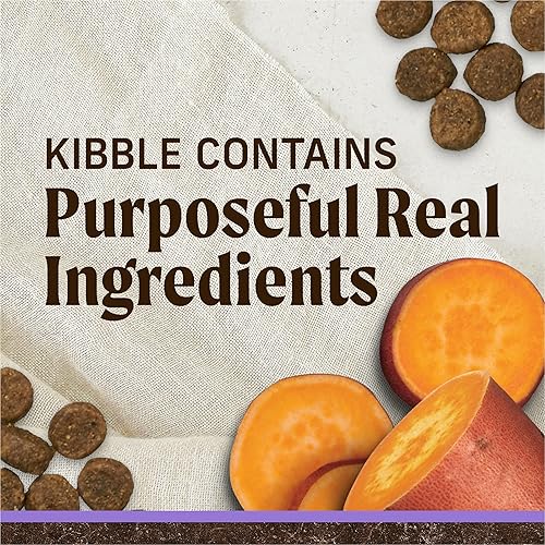 Miniatura 2 de Merrick Alimento seco para cachorros, pollo real y batata sin cereales Receta de comida para perros  Bolsa de 10 libras