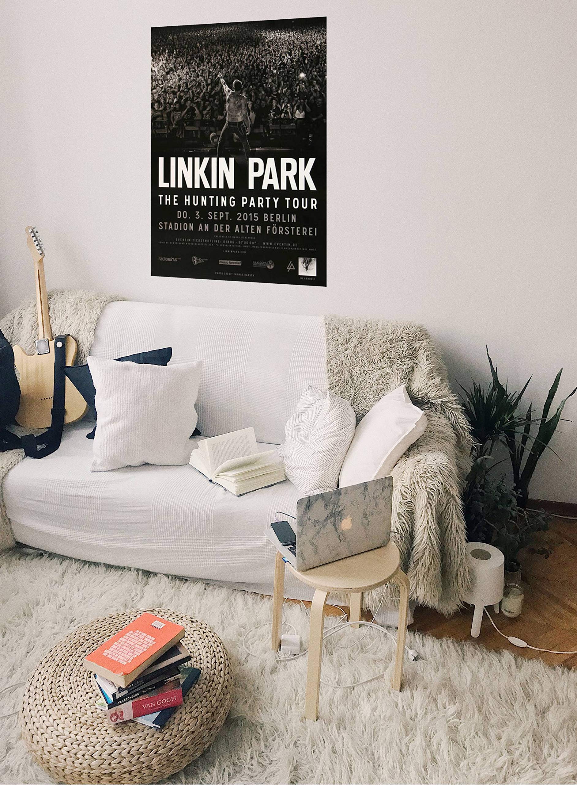 Linkin Park - Hunting Party, Berlin 2015 » Konzertplakat/Premium Poster | Live Konzert Veranstaltung | DIN A1 «