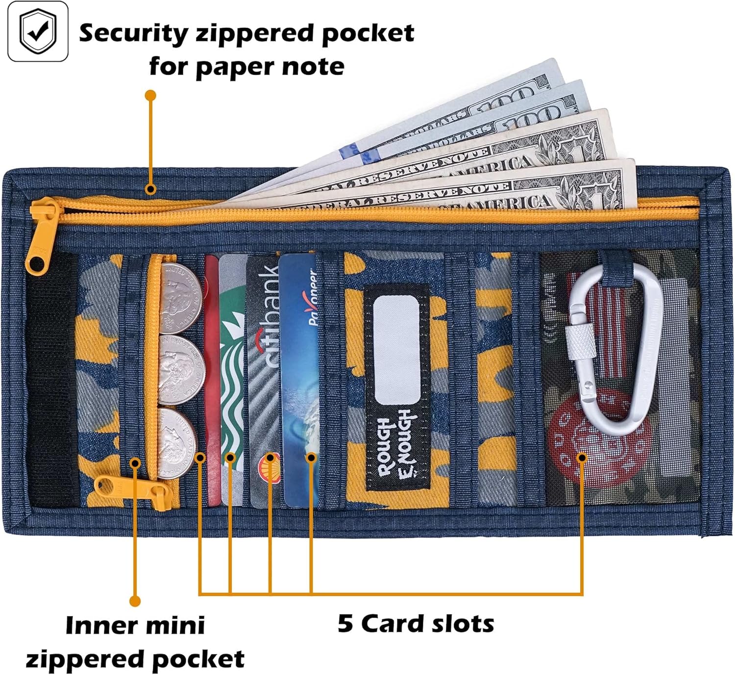 Rough Enough Kids Wallets for Boys Girls Teen Keychain Lanyard Wallets Bundle : Clothing, Shoes & Jewelry