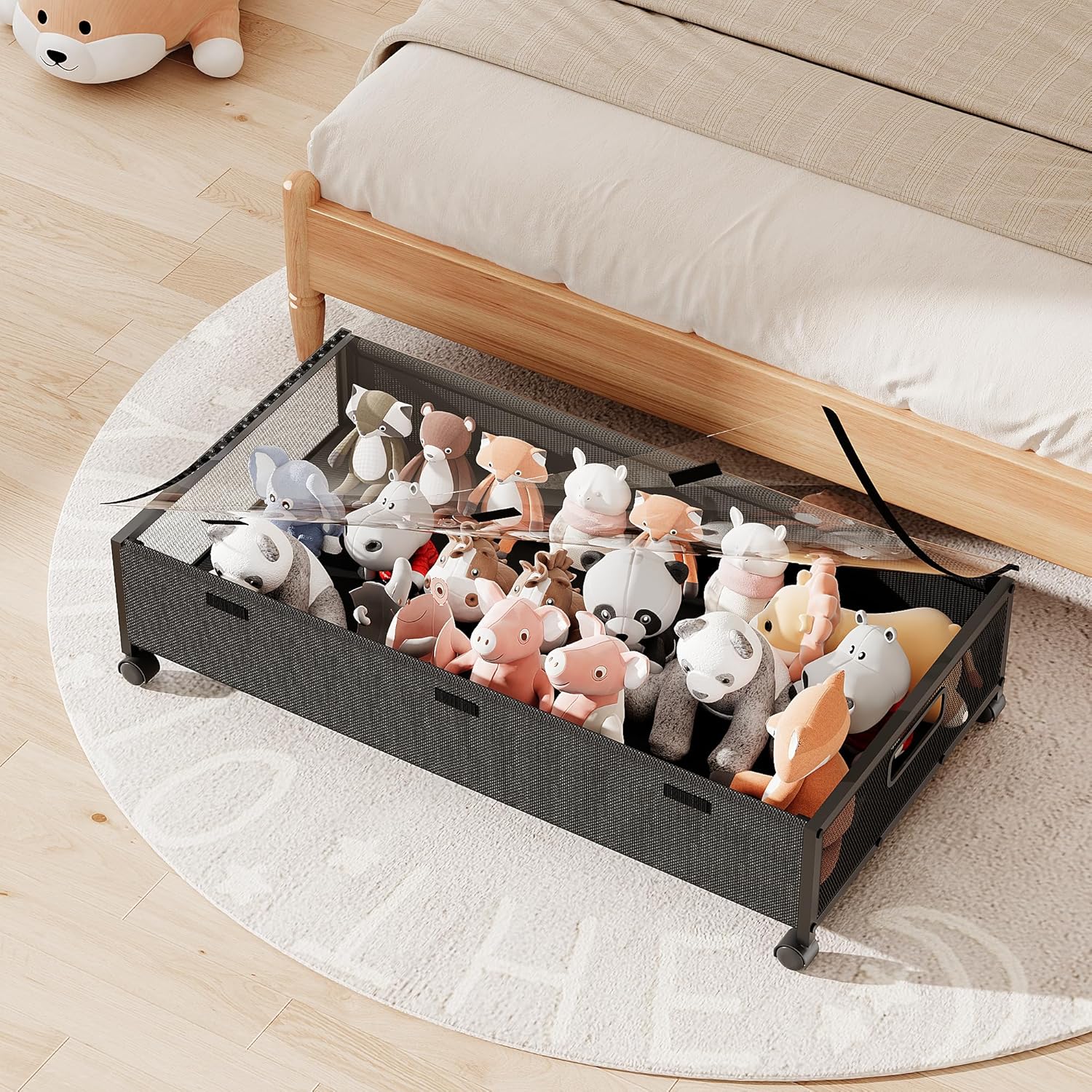 KITHELP Underbed Storage Containers with Wheels, Large