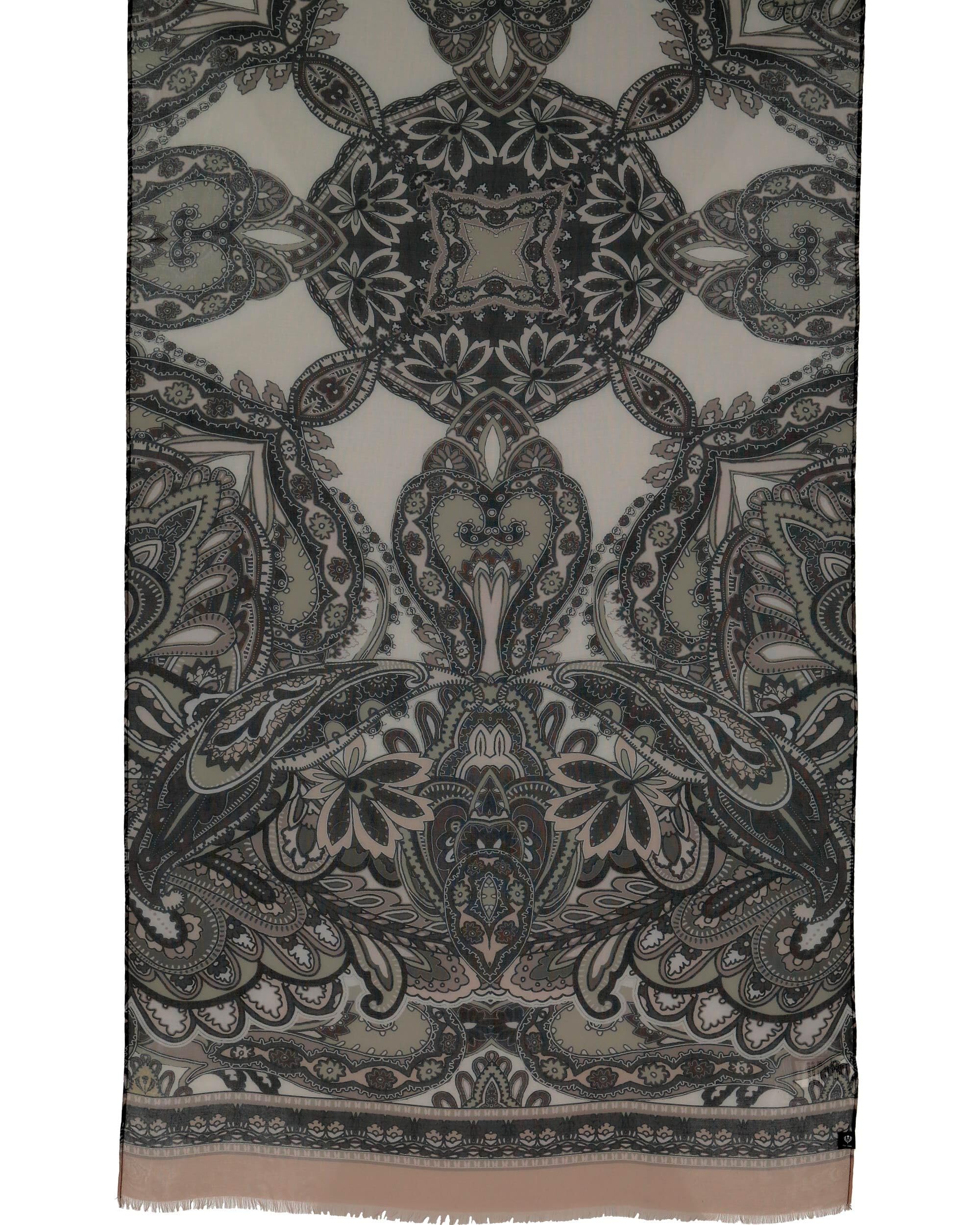 FRAAS Stola mit Paisley-Design - 70 x 180 cm - leichter Schal für Damen - Sustainability Edition