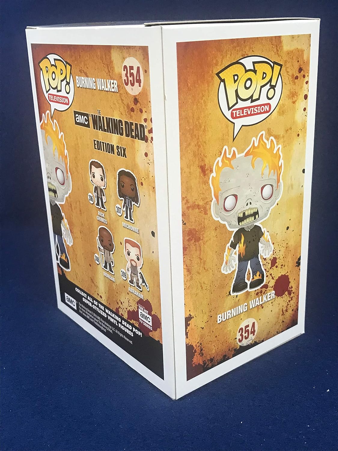 Funko Pop TV: The Walking Dead - Burning Walker 2016 SDCC Exclusive Vinyl Figure