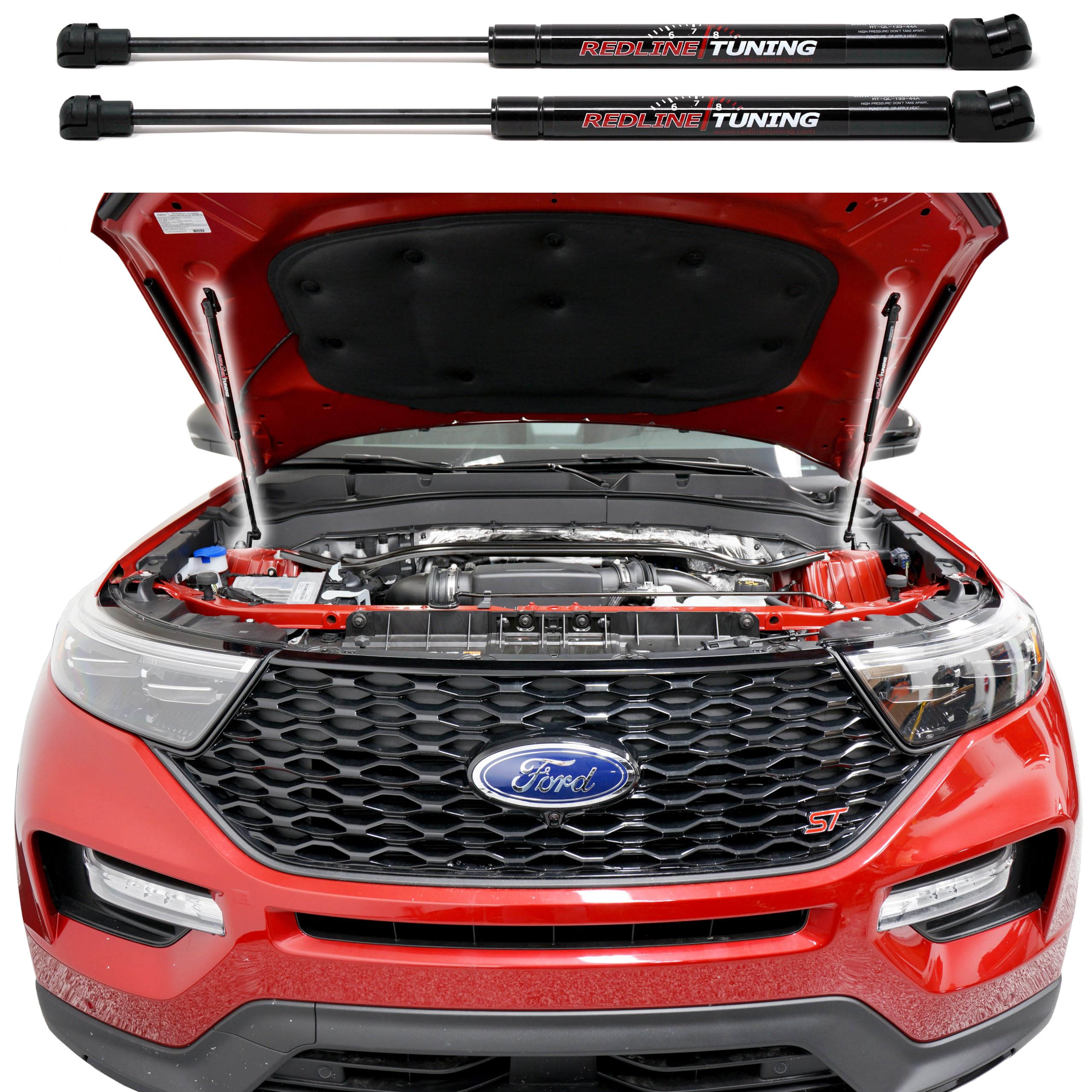 ロンスプ　フロントジップ　ストーンレッド　M ML L Amazon.com: Redline Tuning 21-11036-02 Hood Quicklift Plus Struts