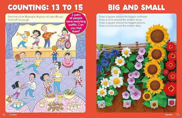 Summer Big Fun Workbook Bridging Grades P & K: Prep for Kindergarten Summer Activity Book, PreK to Kindergarten Summer Workbook with Alphabet, Numbers, Colors and More (Highlights Summer Learning)
