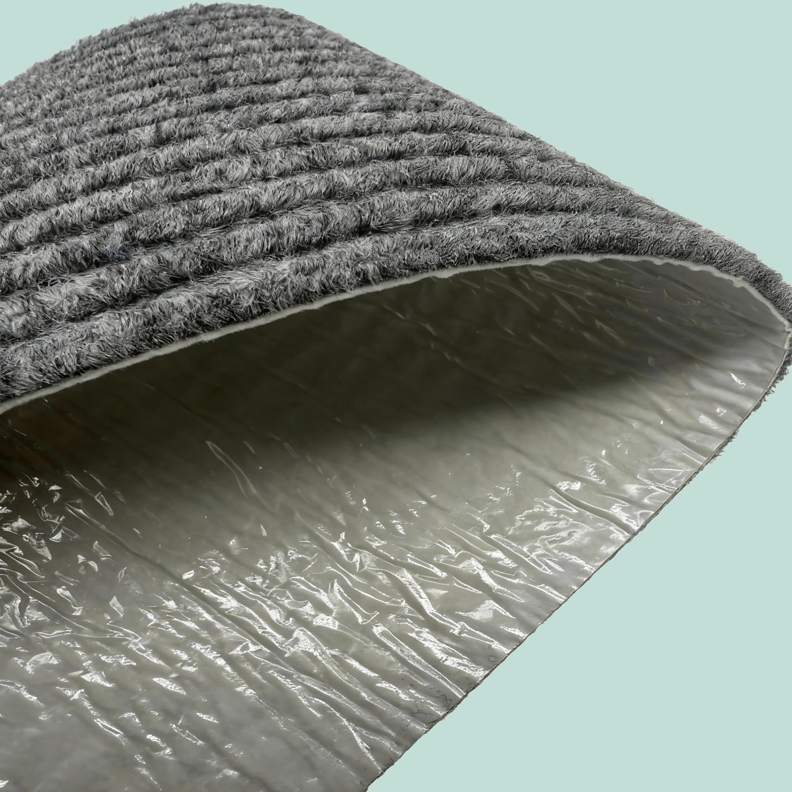 Relaxdays Lot de 16 Tapis d'escalier Auto-adhésifs Gris Clair 65 x 20 cm
