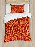 Vista 239 de Ambesonne Juego de funda de edredón de pesca, lubina de boca grande atrapando un bocado en espray de agua, imagen salvaje, juego de cama decorativo