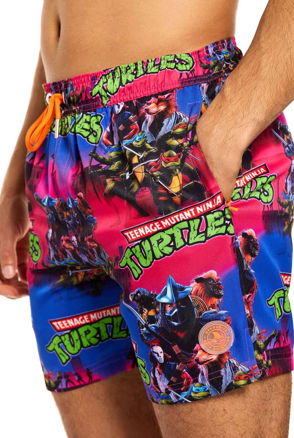Opposuits Swim Shorts for Men - Summer Beach and Pool Shorts - Loose Fit - Including Drawstrings & Zippers