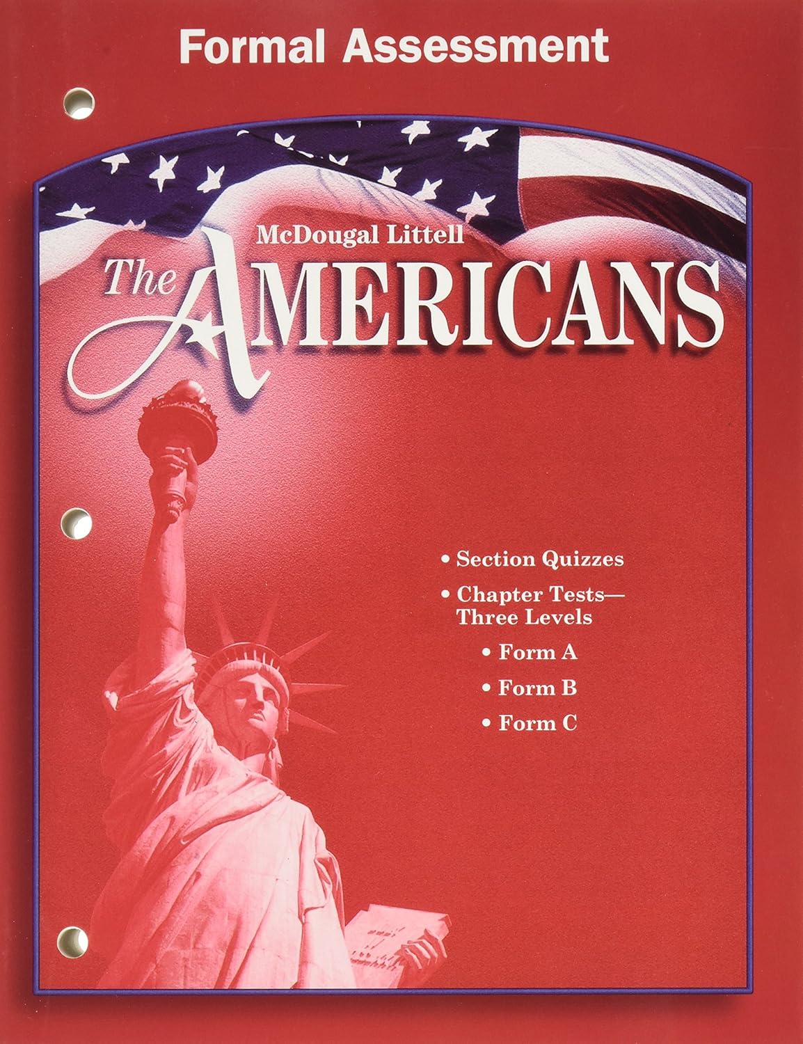 McDougal Littell the Americans Formal Assessment Grades 9