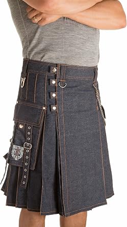 Damn Near Kilt Em Mens Smithy Utility - Cargo Kilt