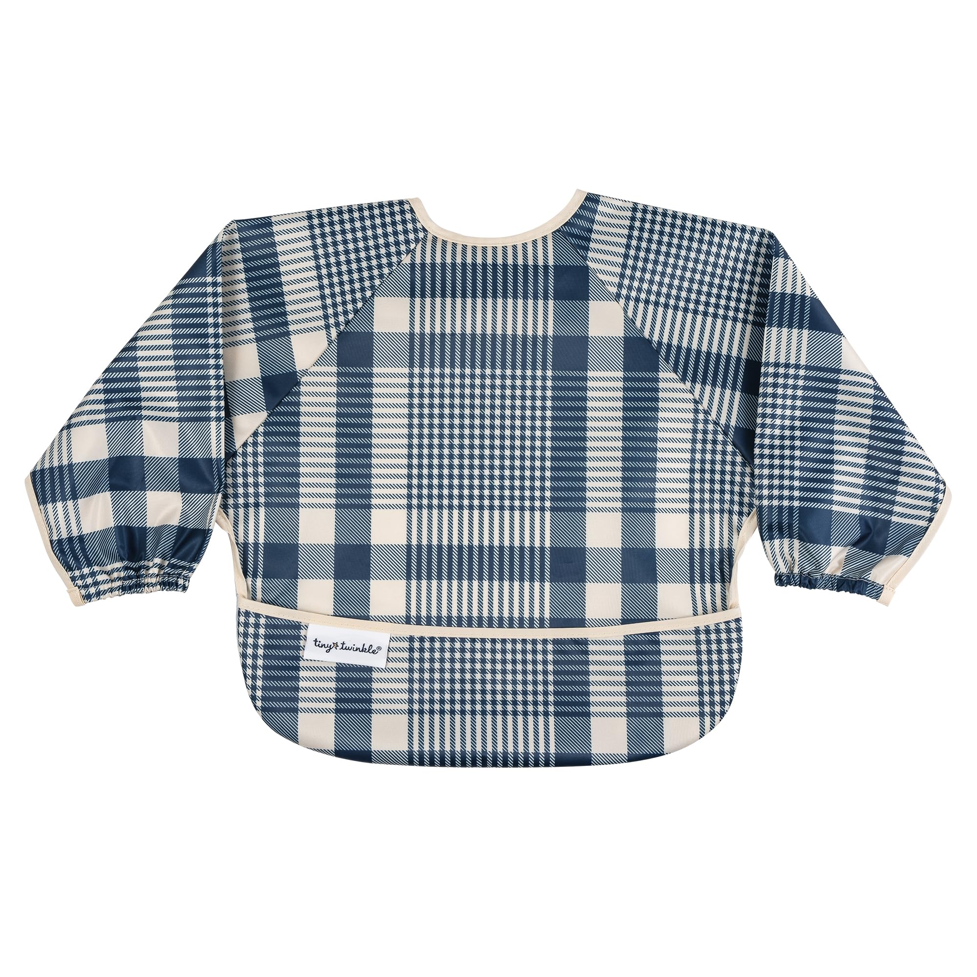 Tiny Twinkle Long Sleeve Bib for Babies & Toddlers | Waterproof Smock Bib for Eating | Machine Washable & Mess-Proof Feeding Essentials | Newborn