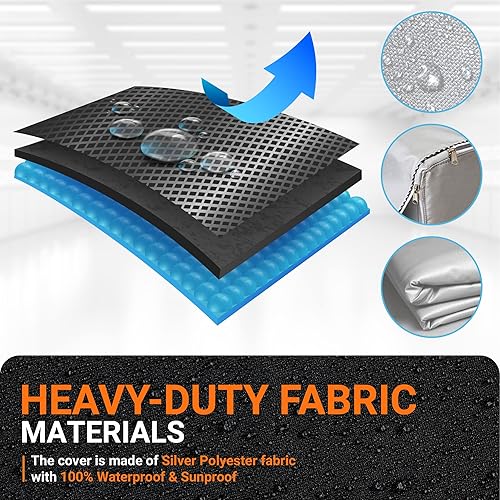 Miniatura 3 de BlueStars 2 fundas para lavadora para carga superior, protección exterior premium para la mayoría de fundas de lavadora y secadora, 29 pulgadas de