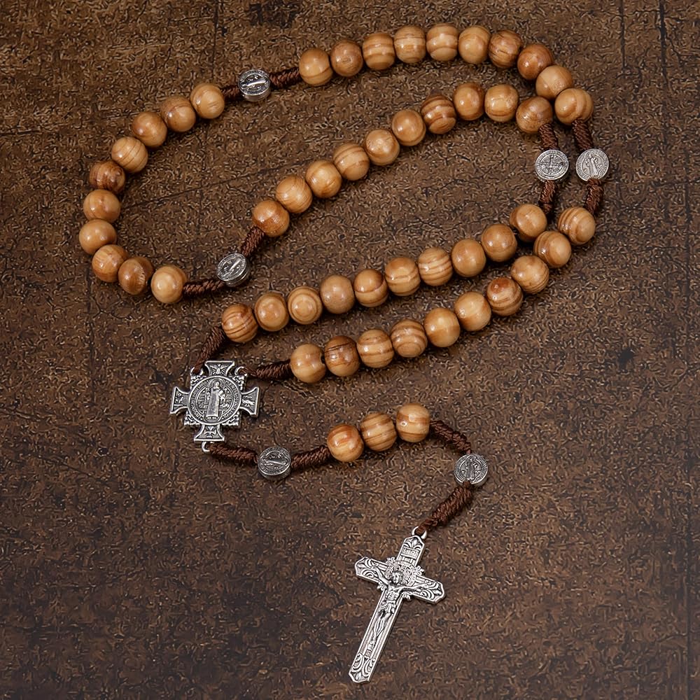 Rosario Di San Benedetto In Legno E Corda | Galleria San Pietro