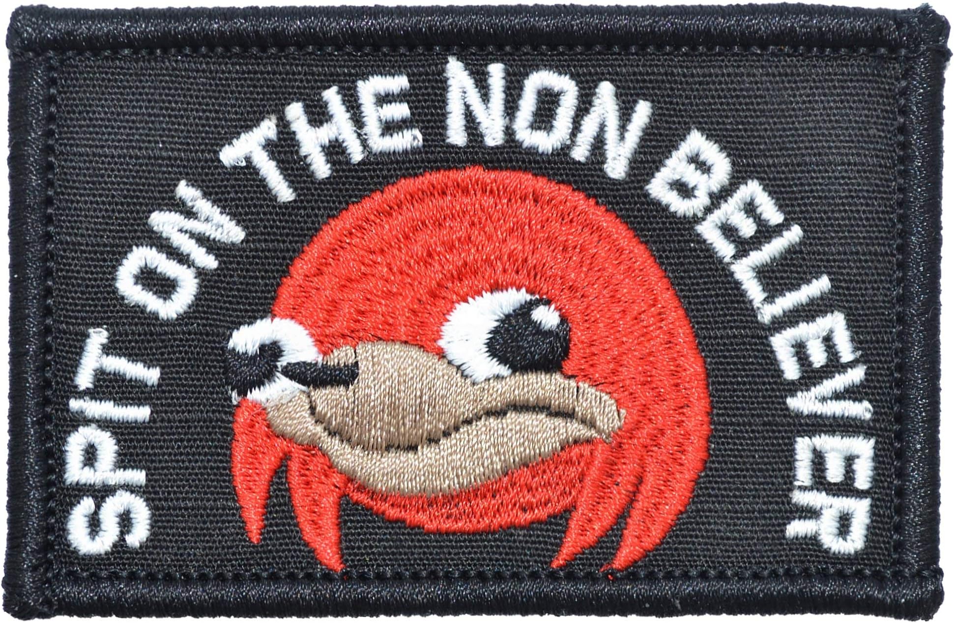 Ugandan Knuckles"Spit On The Non Believer" - 2x3 Patch