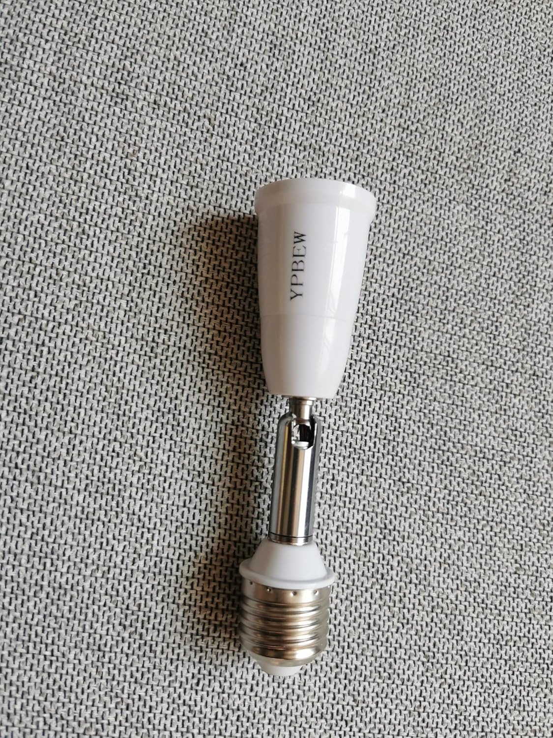 E26/E27 Base Socket Converter Extension 180 Degree Rotatable Light Bulb Adapter for E27 LED Incandescent Fan and Camera E26/E27 Lamp Bases Extender