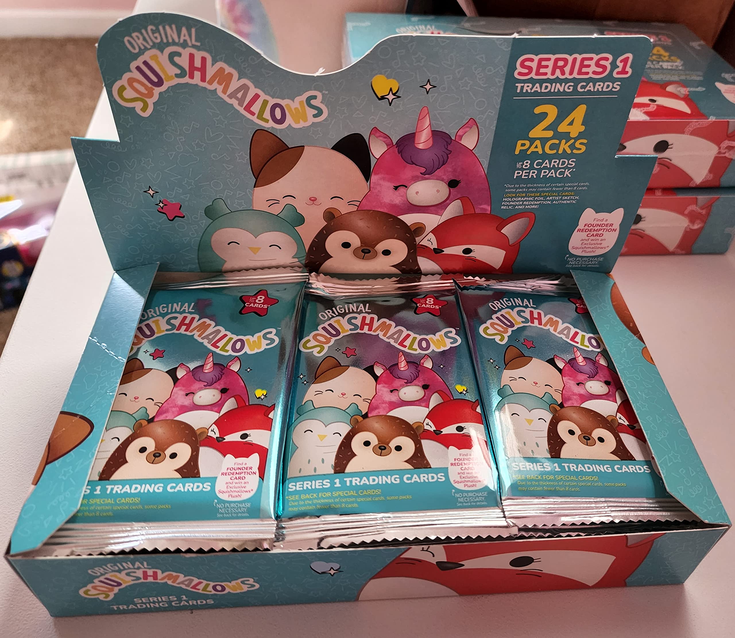 Buy Squishmallows Official KELLYTOY Series 1 Trading Cards Hobby Box