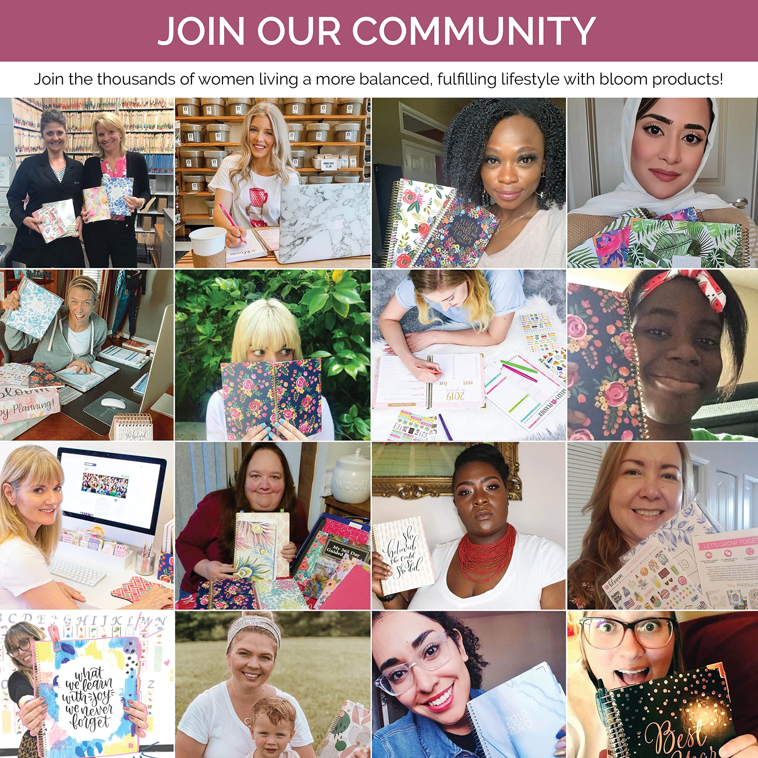 bloom daily planners Perpetual Hanging Flip Calendar - 5" x 10" - Monthly Wall Organizer Notepad for Important Dates, Birthdays, Anniversaries - Seasonal Florals - Image 9