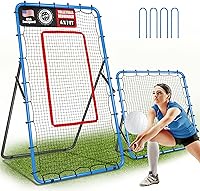 JOLORLY 2-in-1 Volleyball Rebounder Net: Adjustable 7x4 to 4.5x4 ft, 4 Angles, Twist-Resistant Bounce Back for Spiking, Bumping, Solo Training