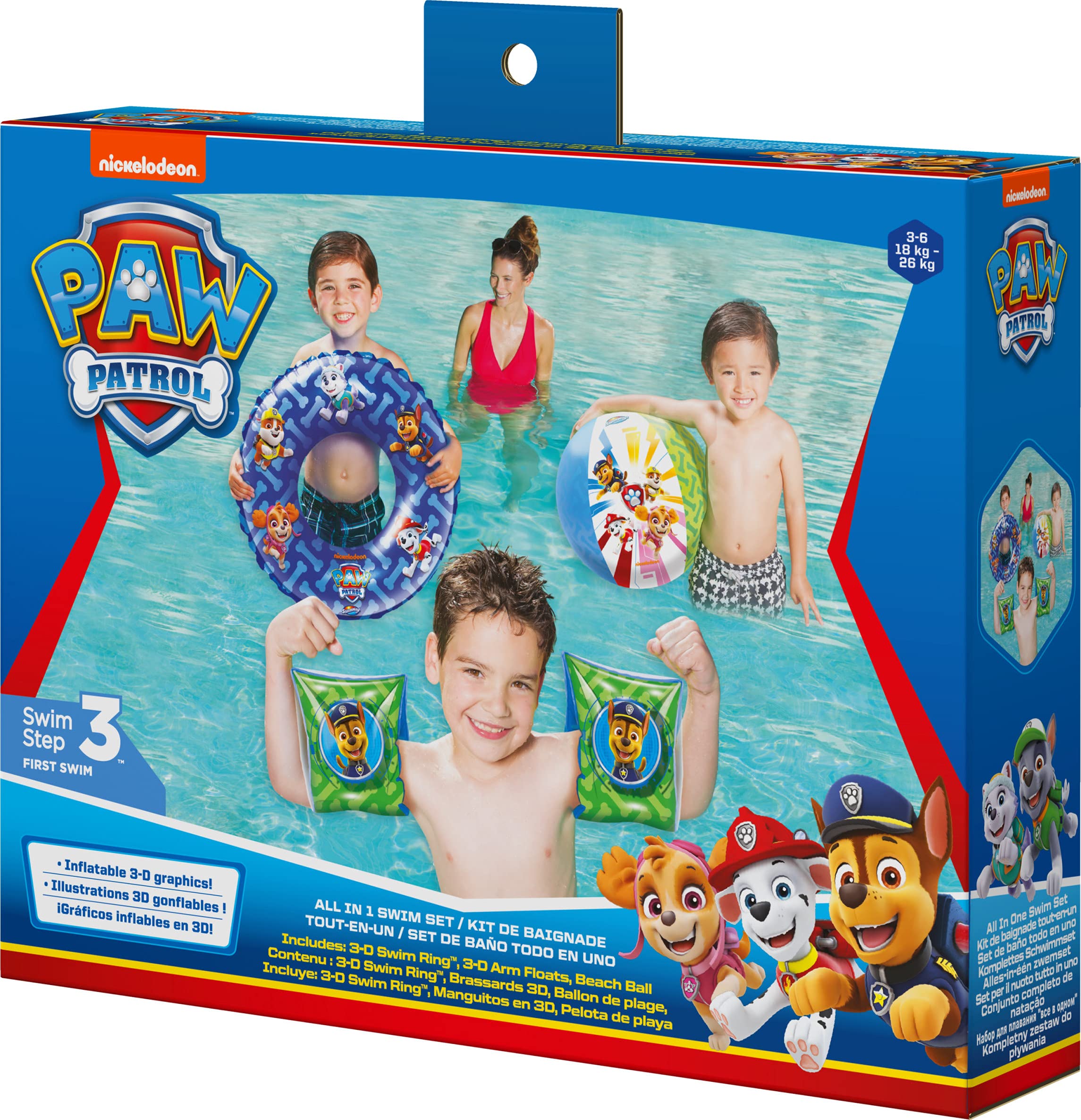SwimWays, Zestaw morski Psi Patrol_6061289