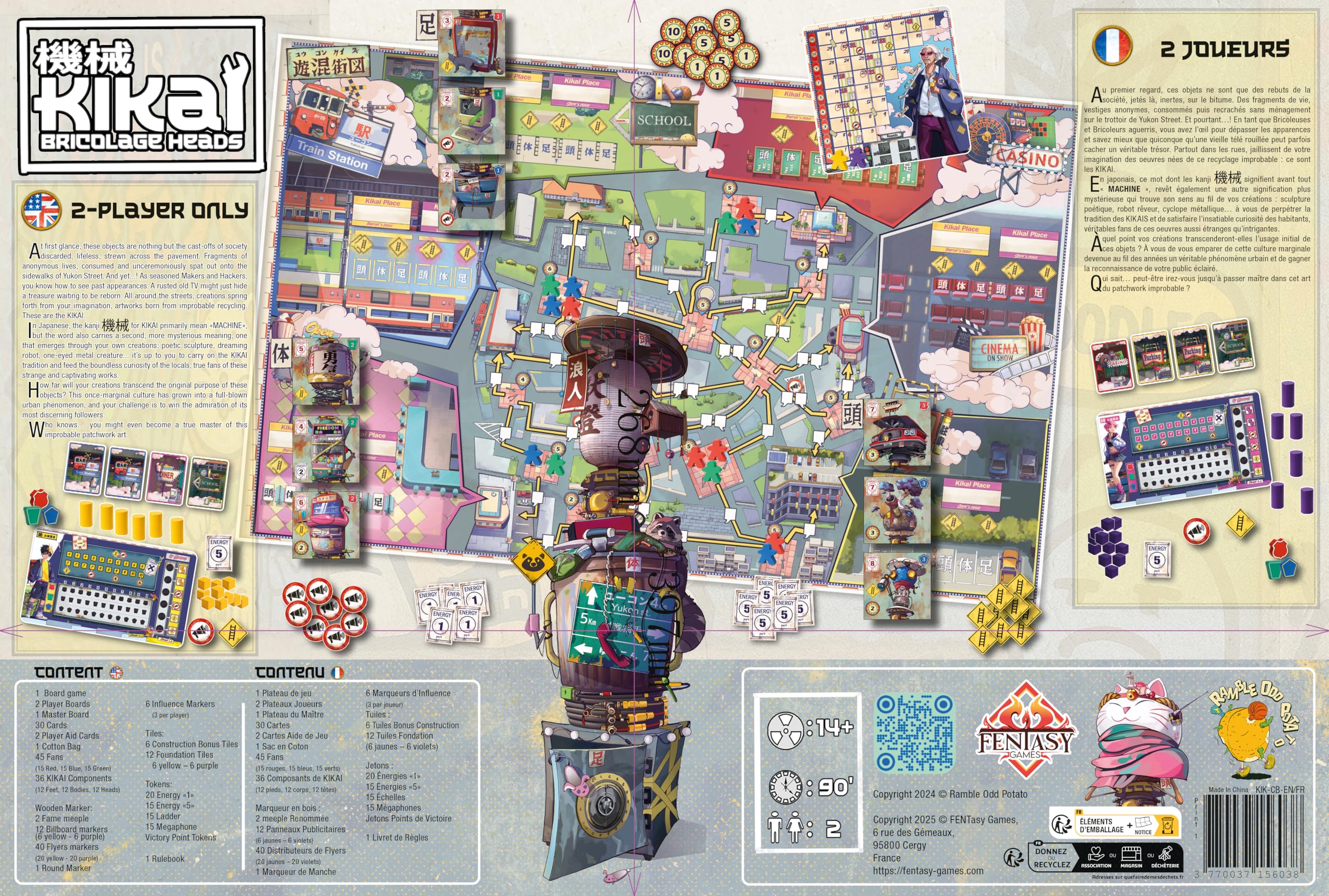 Asmodee - FENTasy Games - KIKAI - Jeu de Société Expert