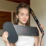 Farery Fer à repasser à barres longues 1 1/4 de pouce, 1.25 Lame de curling de pouce pour cheveux longs, Fer de curling en céramique Infusé huile d'argan & Keratin, lasting styling, 11 Temps réglable, y compris les clips & Plaquette en silicone