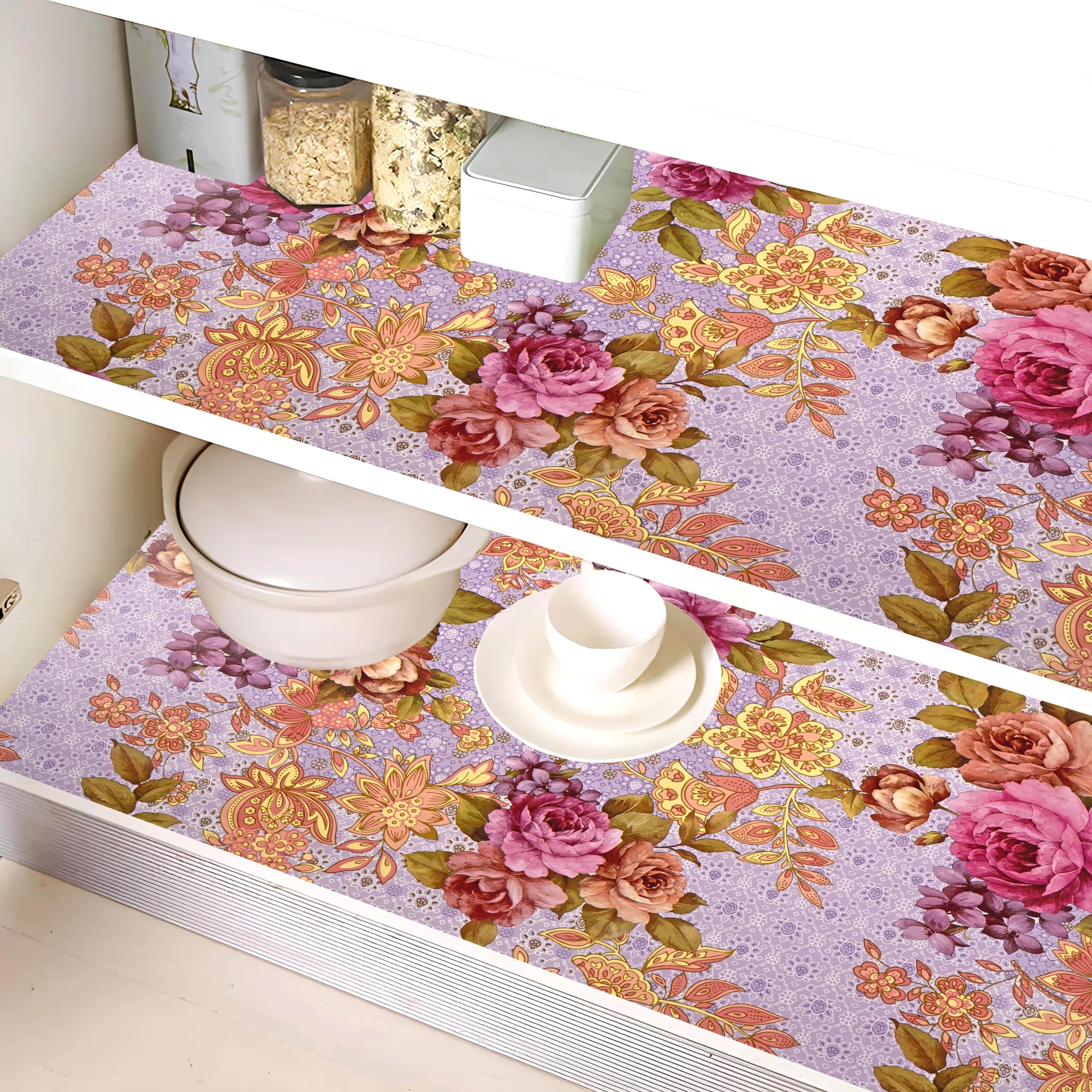 Pink Shelf Liners - Protect Your Cabinets -9 Pink Shelf Liners - Protect Your Cabinets -9