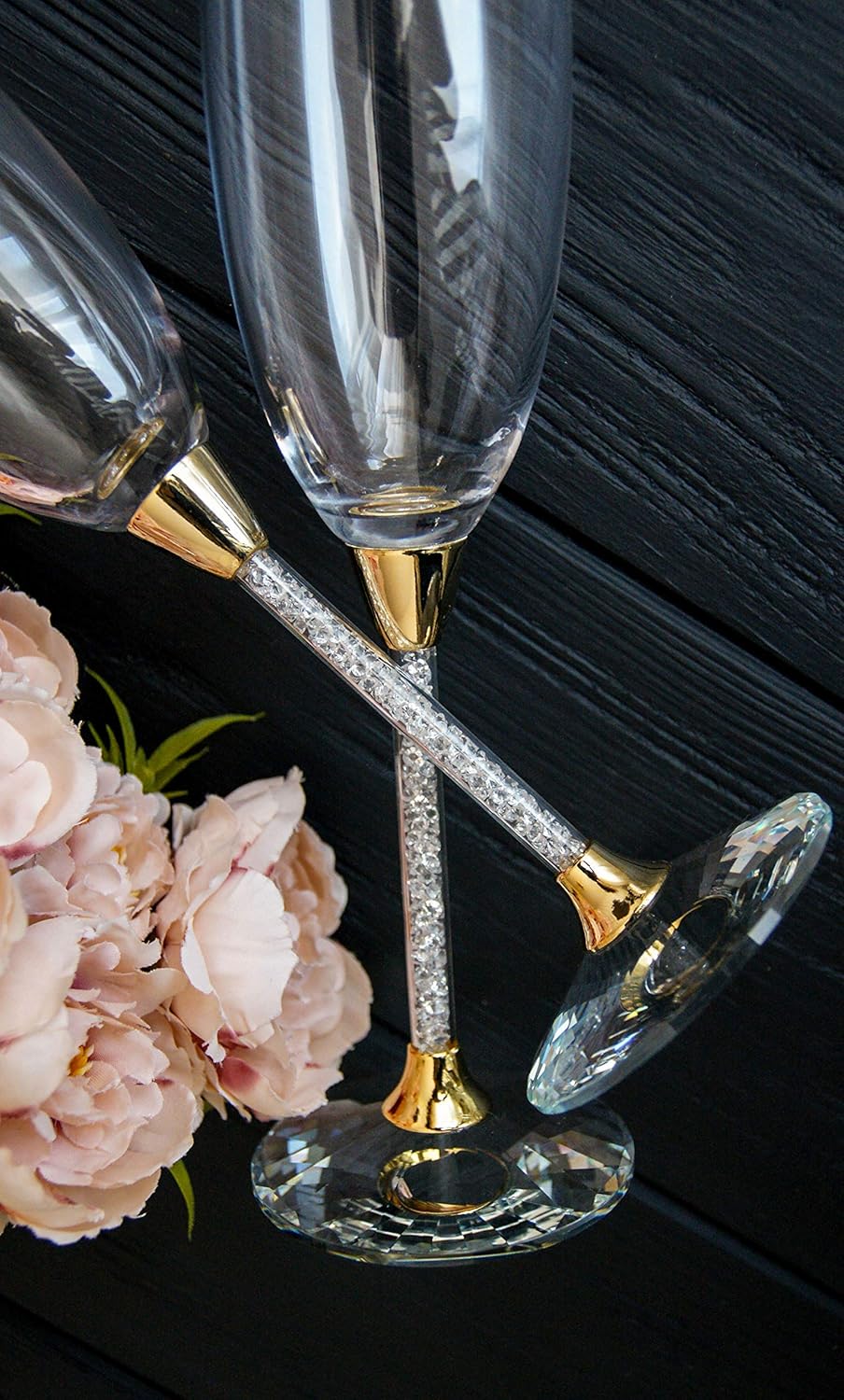 swarovski crystal bride and groom