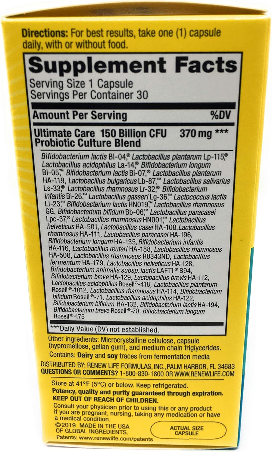 PROBIOTIC 150B ULTMT Care