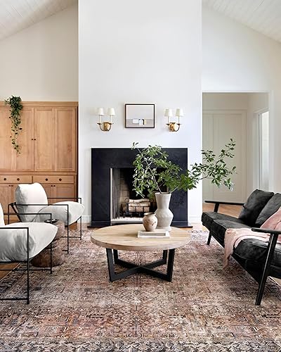 Colección Chris Loves Julia x Loloi Jules - Alfombra decorativa JUL-02 TerracottaMulti, 2 pies 3 pulgadas x 3 pies 9 pulgadas Colección Chris Loves Julia x Loloi Jules - Alfombra decorativa JUL-02 TerracottaMulti, 2 pies 3 pulgadas x 3 pies 9 pulgadas