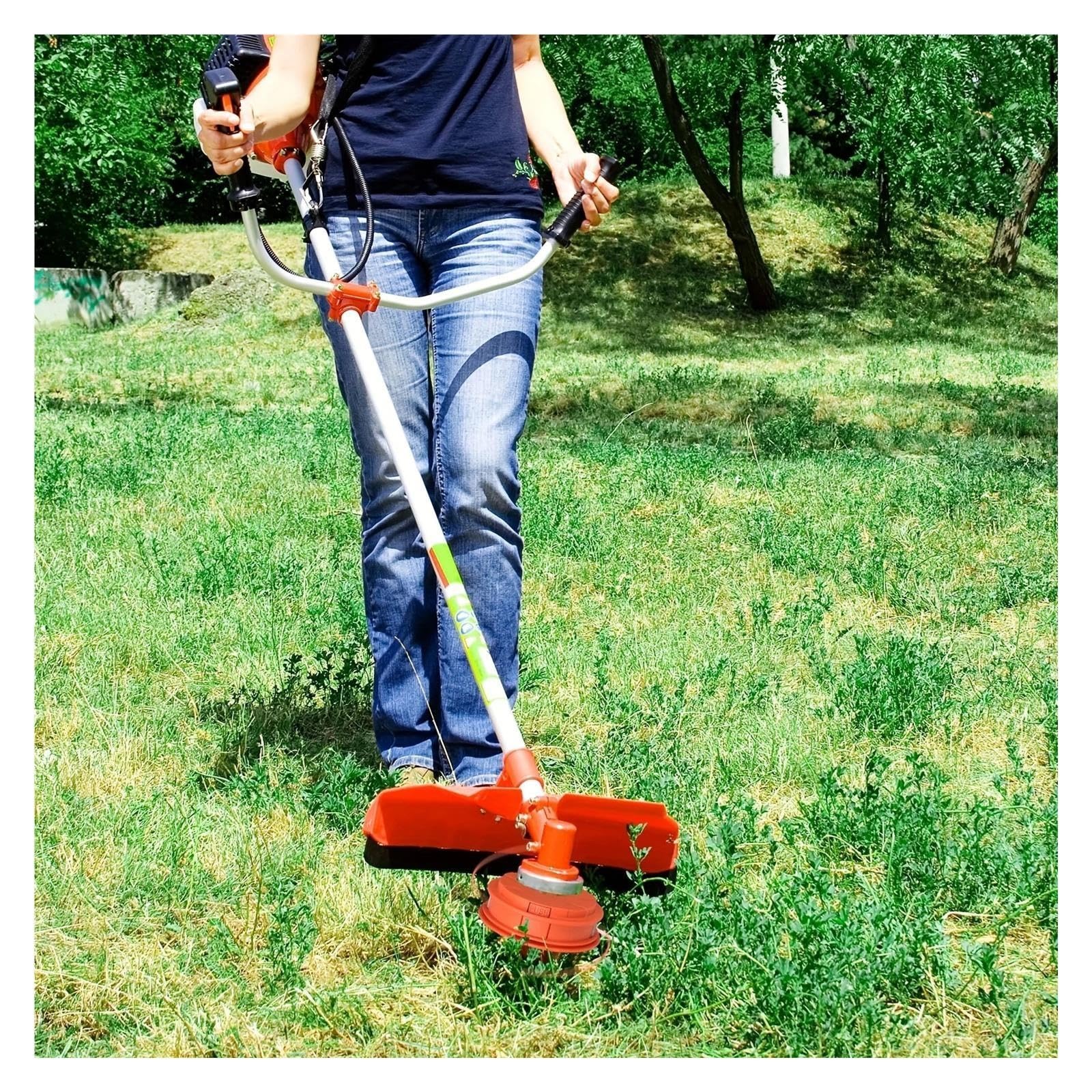 M10 Aluminum Nylon Brush Mower Bump Spool Grass Trimmer 2 Lines Cutter Head Thread Line String Saw Strimmer Garden(1ser)