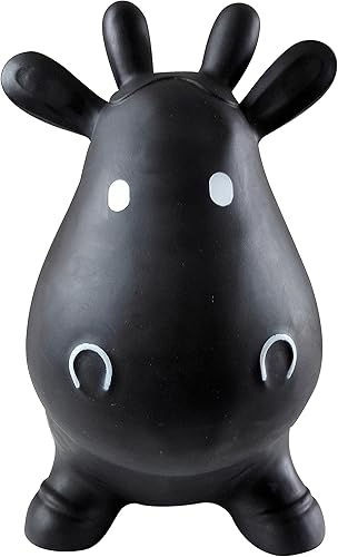 AppleRound Tolva inflable de animales hinchables - Caballo, vaca o unicornio - Gorila de tolva espacial para niños con bomba de mano - Juguete de