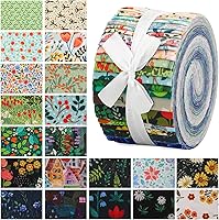 Vista 15 de Jelly Rolls de 40 piezas, tiras de tela para acolchar, tela para patchwork, tela de algodón acolchado, patchwork para manualidades