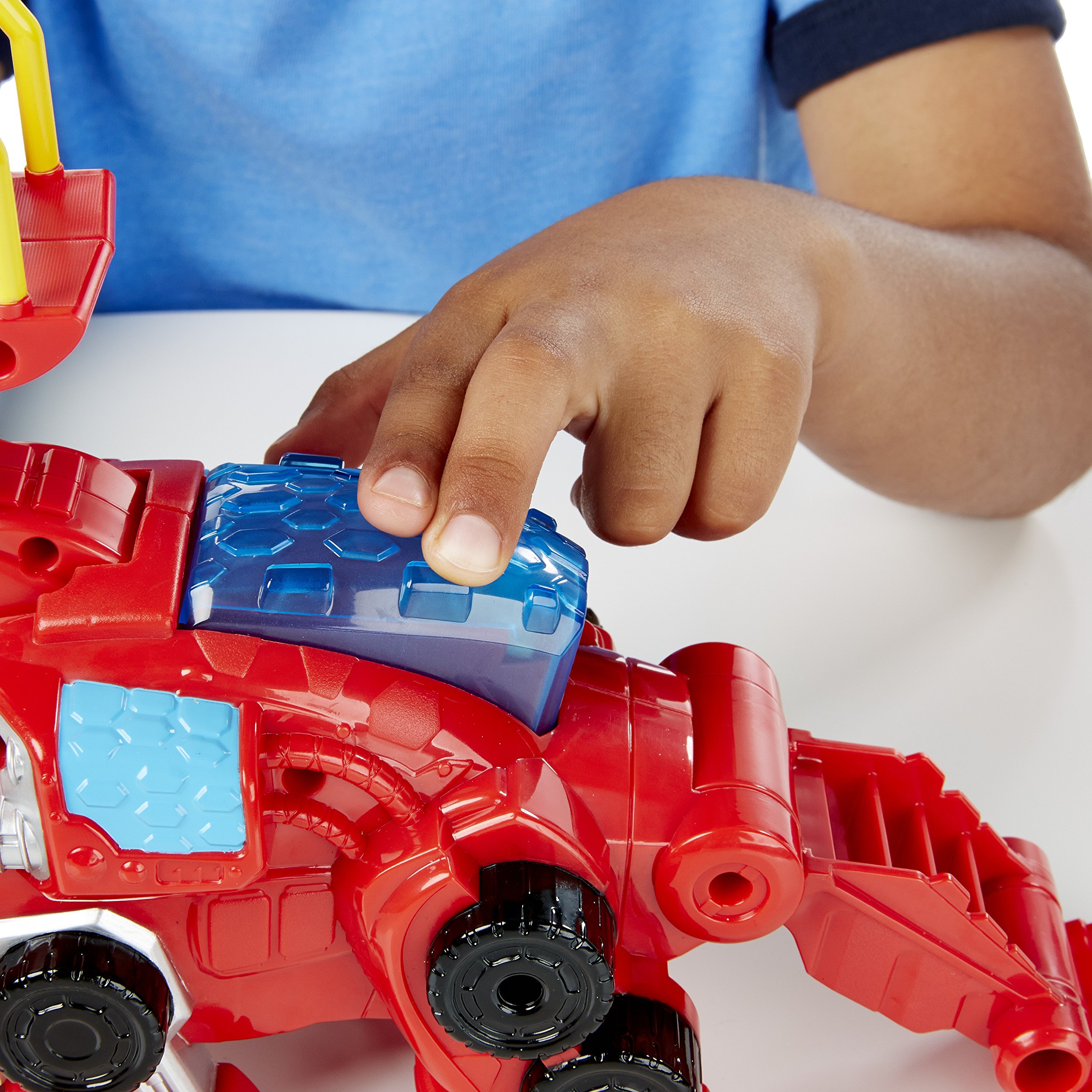 Playskool - A7027E240 - Giocattolo Prima Infanzia, Transformers 4 - L'era dell'estinzione, Pupazzetto Deluxe di Heatwave Dino