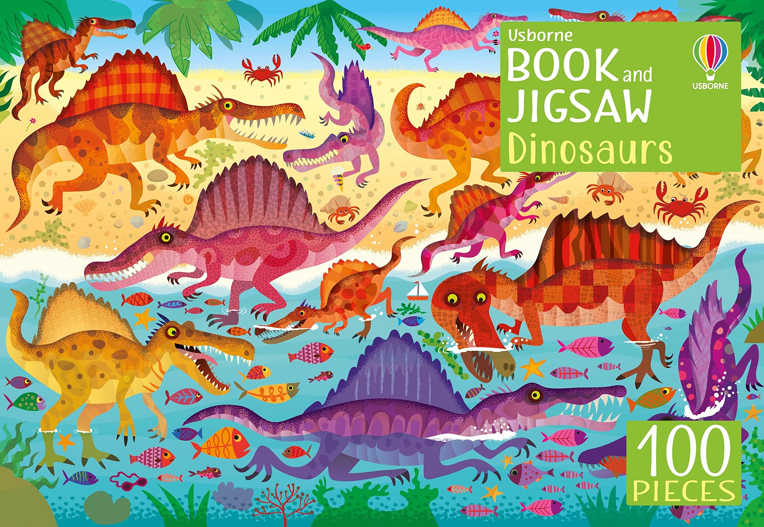 Dinosaurs (An Usborne Book and Jigsaw): 1 Paperback – 1 Aug. 2017