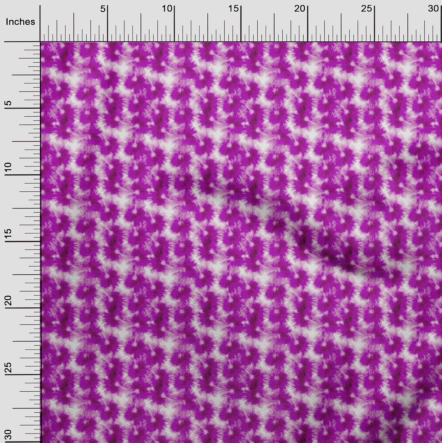 oneOone Viscose Chiffon Pink Fabric Tie Dye DIY Clothing Quilting Fabric Print Fabric By Yard 42 Inch Wide-VJ6