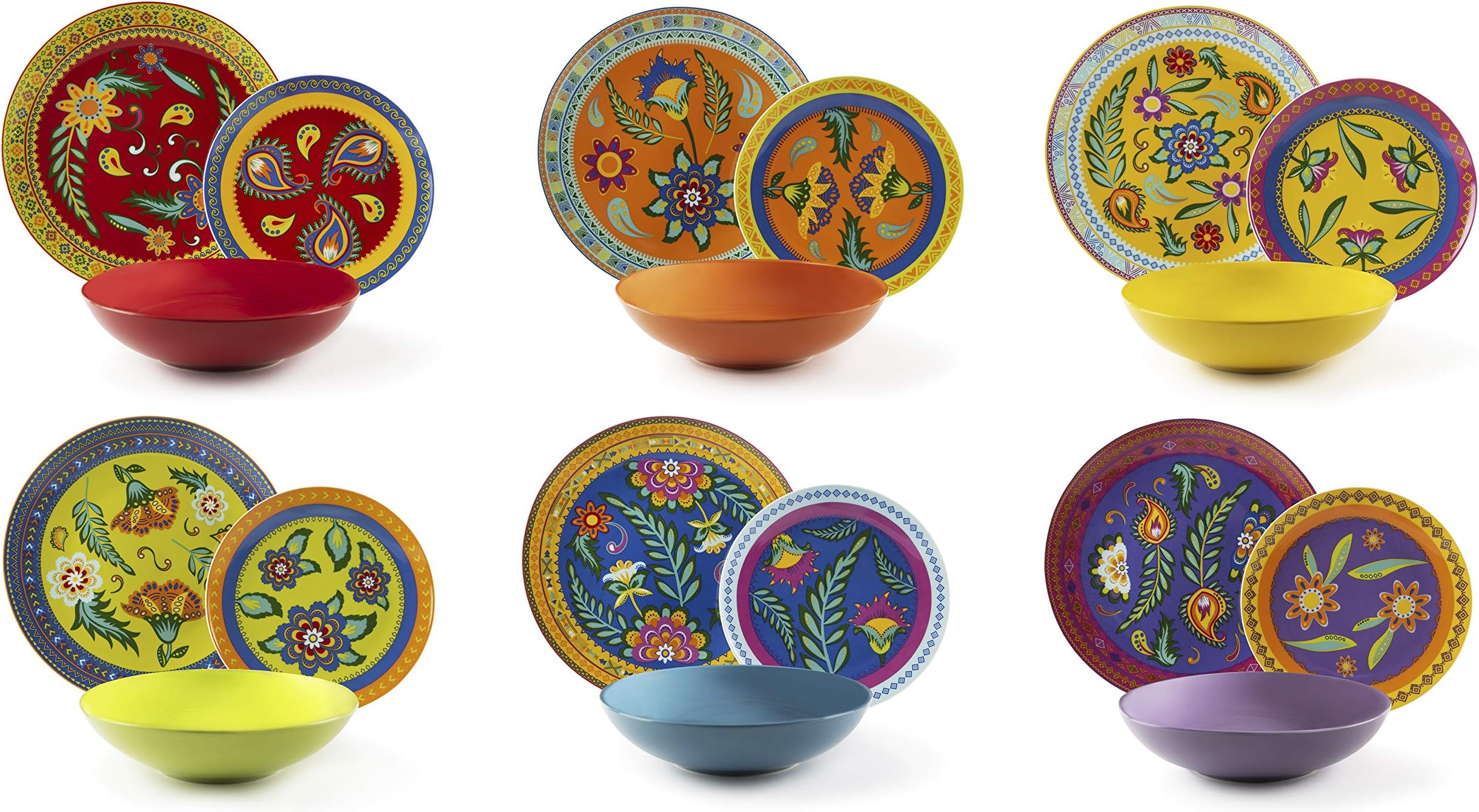 Excelsa Amalfi dinerset, 18-delig, porselein
