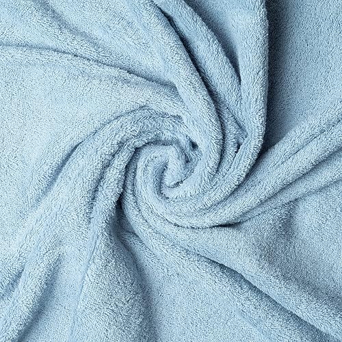 Miniatura 5 de Melissa Linen, Juego de 2 toallas de baño color amarillo claro, 100% algodón turco, absorbentes, de secado rápido, duraderas y suaves, 28 x 55