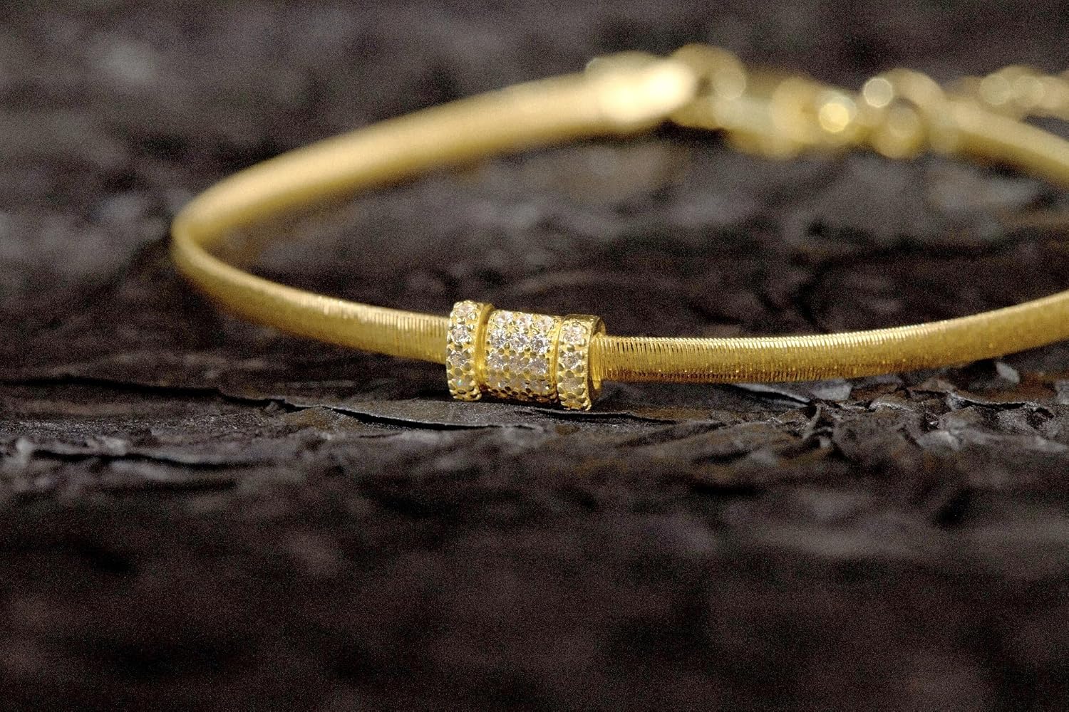Minimalist Gold Coil Bracelet S925 Silver Adjustable Bracelet Italian Coil Craft Handmade Jewelry Christama Birtherday Gift for Women