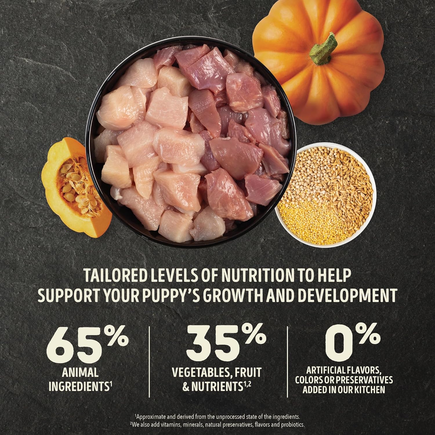 ACANA Wholesome Grains Dry Dog Food Large Breed Puppy Recipe 22.5lb Bag