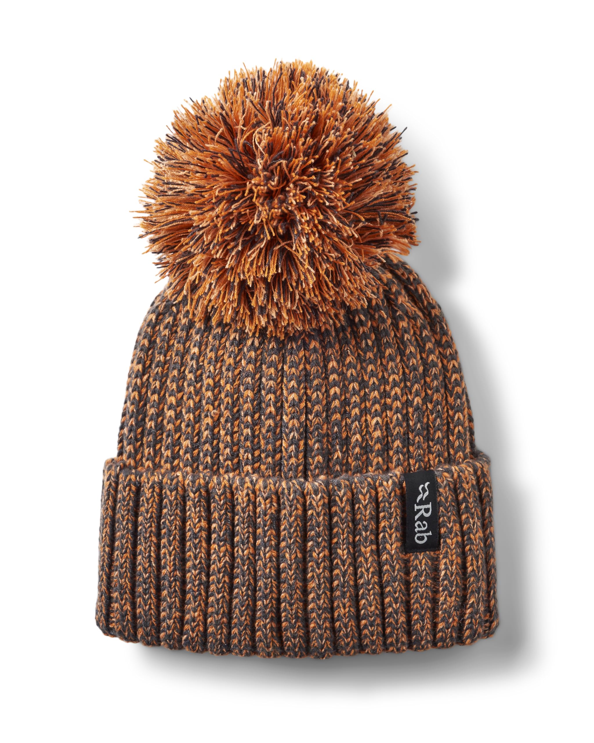 Rab Unisex Dark Melba/Melba Kharve Bobble Pom Beanie - Warm Skull Cap For Hiking & Skiing - One Size