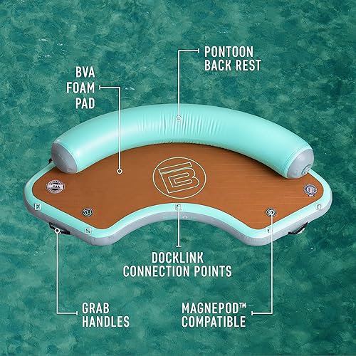 Miniatura 4 de BOTE Muelle inflable Hangout Suite Configuraciones Personalizables Balsa Flotante para Adultos Niños Familiares Compatible con MAGNEPod Portátil