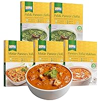Vista 10 de Ashoka Meals 1932, kit de comida para calentar y comer, favoritos de los clientes, certificado Kosher, paquete variado a base de plantas, comida